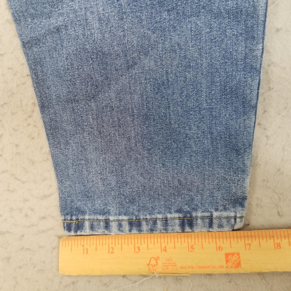 L.L. Bean Jeans Womens 14R Blue High Rise Relaxed Tapered Comfort Waist Denim - Picture 8 of 13